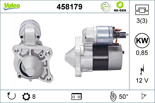 Compre 458179 VALEO Motor de arranco