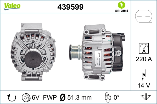 Compre 439599 VALEO Gerador