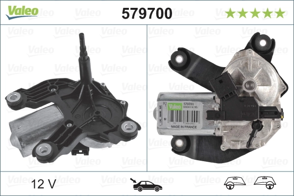 Motor de limpador pára-brisas de vidro traseiro VALEO 579700 preço, a partir de 63,10 USD