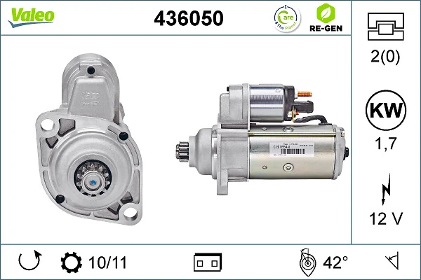 Compre 436050 VALEO Motor de arranco