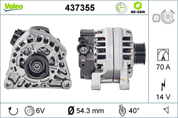 Compre 437355 VALEO Gerador