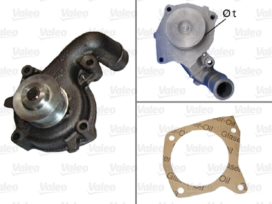 Bomba de água (bomba) de esfriamento Ford Fiesta  F3L, F5L ao melhor preço
