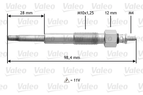  Vela de incandescência Toyota Corolla liftback (E10) (1992 - 1997) 