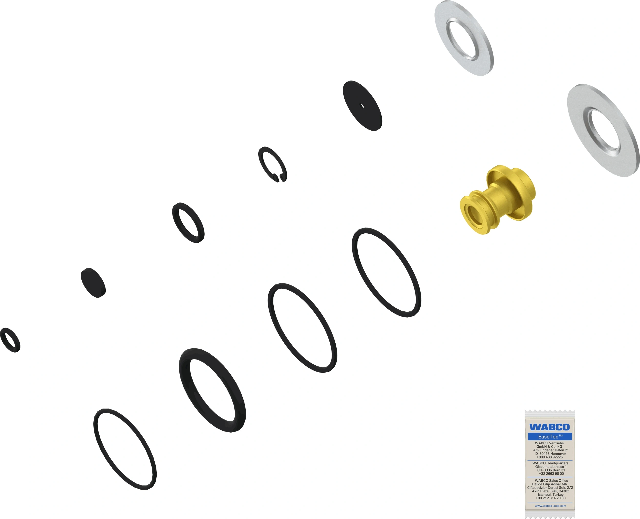 Secador de ar do sistema pneumático Mercedes A0004301415
