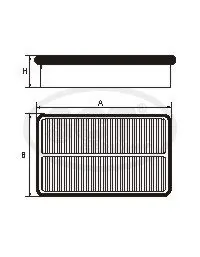 Filtro de ar 1667451780 Peugeot/Citroen
