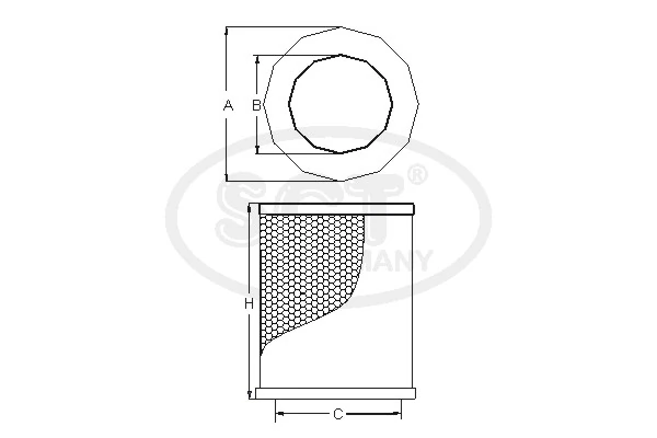 Compre Filtro de ar SsangYong Korando 