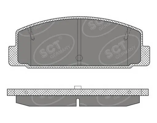 Sapatas do freio traseiras de disco Ford G5Y62643ZA
