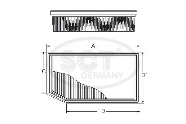 Filtro de ar SCT SB2177 preço, a partir de 10,94 USD