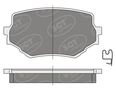 Sapatas do freio dianteiras de disco para Suzuki Grand Vitara  FT, HT