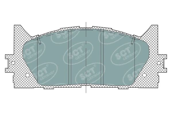 Compre Sapatas do freio dianteiras de disco Toyota Camry 7