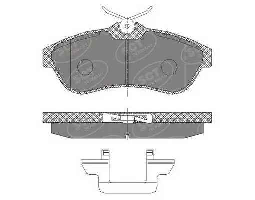 DP61029 Brembo Sapatas do freio dianteiras de disco