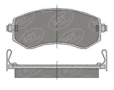 Sapatas do freio dianteiras de disco Nissan Patrol preço, a partir de 26,22 USD