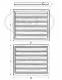 Filtro de ar SCT SB2176 preço, a partir de 21,51 USD