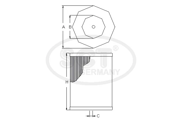  Filtro da Caixa Automática de Mudança Mitsubishi Lancer X SPORTBACK hatchback (CX_A) (2007 - 2026) X SPORTBACK