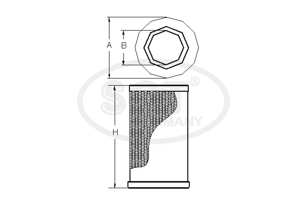 Filtro de ar Bobcat 6910725