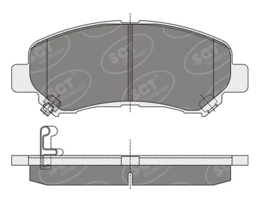 Compre Sapatas do freio dianteiras de disco Nissan X-Trail 
