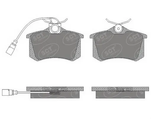 Sapatas do freio traseiras de disco Ford Galaxy I VX WGR