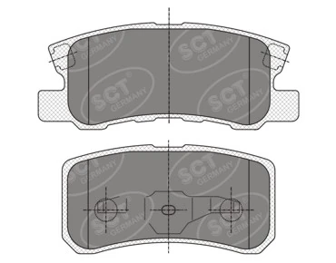 Sapatas do freio traseiras de disco Toyota MN102628 preço, a partir de 14,24 USD