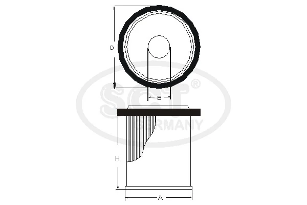 Filtro de combustível Toyota Land Cruiser  J200