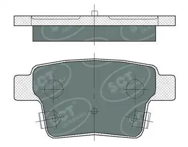 Compre 1697456 Volvo Sapatas do freio traseiras de disco