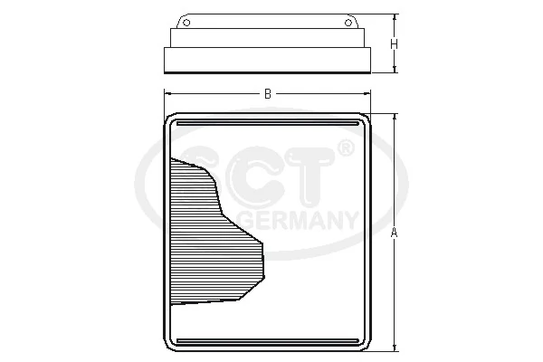 BCF564 Magneti Marelli Filtro de salão