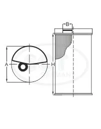 Filtro de combustível SsangYong Rexton W I 