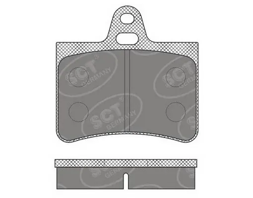  Sapatas do freio traseiras de disco Citroen C5 II hatchback (RC) (2004 - 2008) II