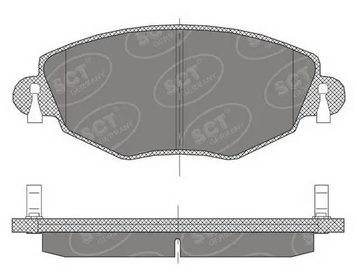Compre C2S48022 Jaguar Sapatas do freio dianteiras de disco