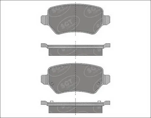 Compre Sapatas do freio traseiras de disco Opel Combo 