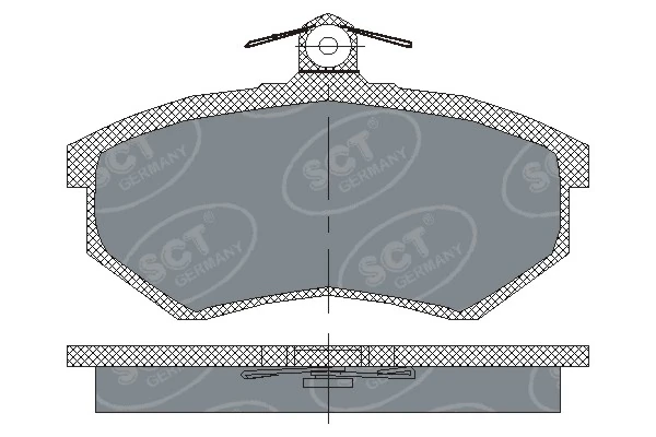 Sapatas do freio dianteiras de disco MKD684 Friction Master