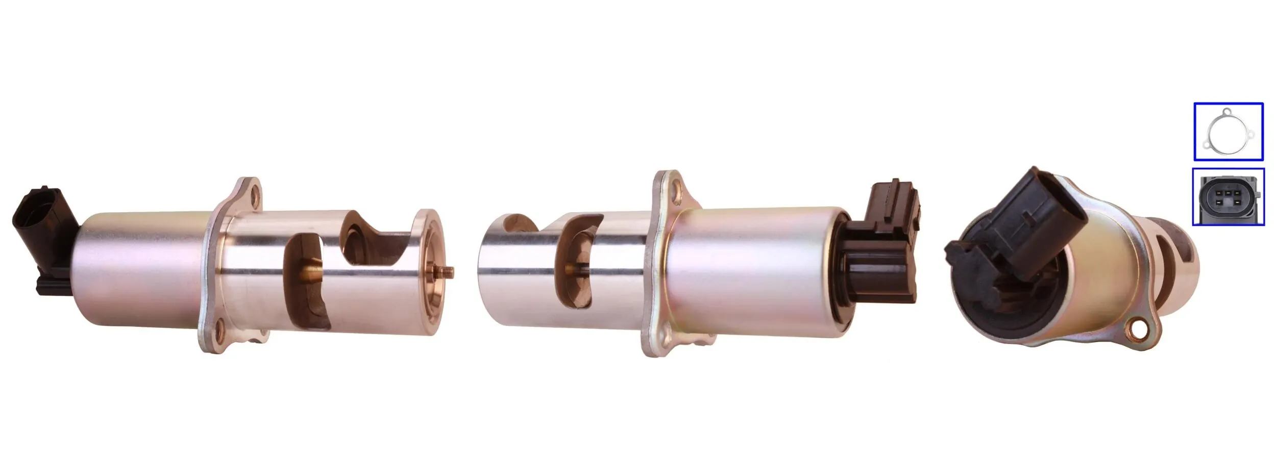 Válvula EGR de recirculação dos gases EV015 Magneti Marelli