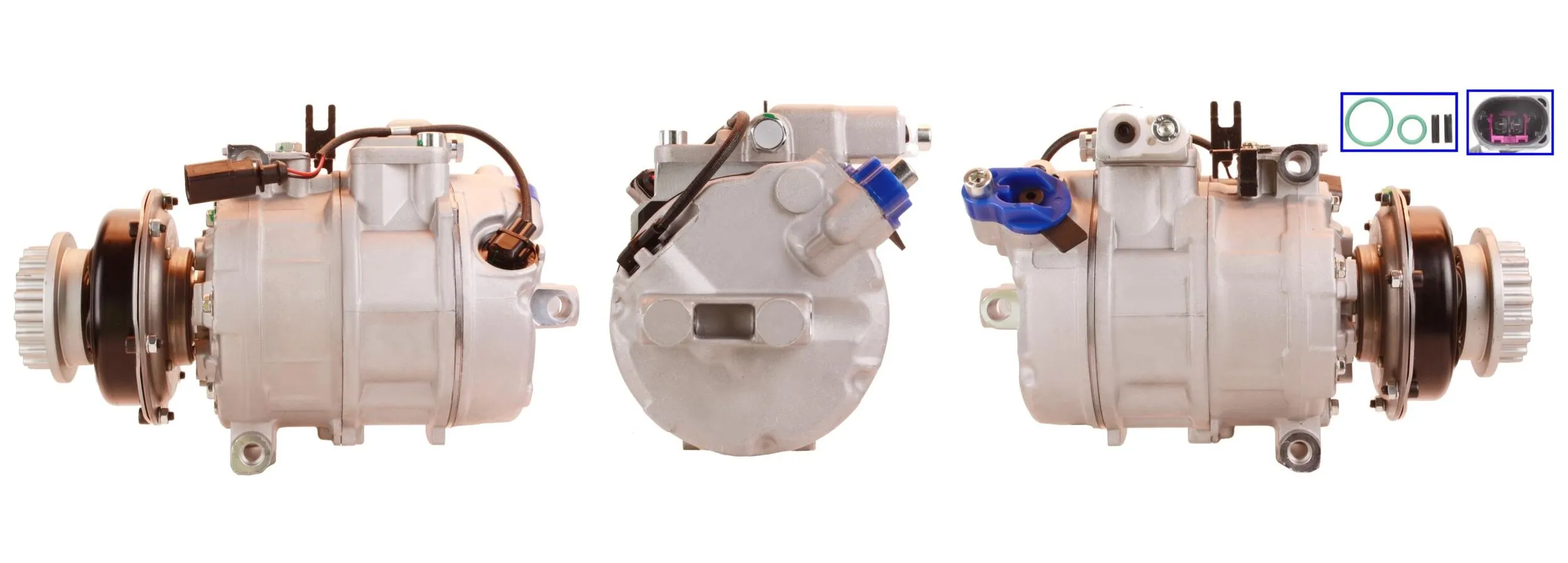 Compressor de aparelho de ar condicionado para Volkswagen Touareg I 7LA, 7L6, 7L7