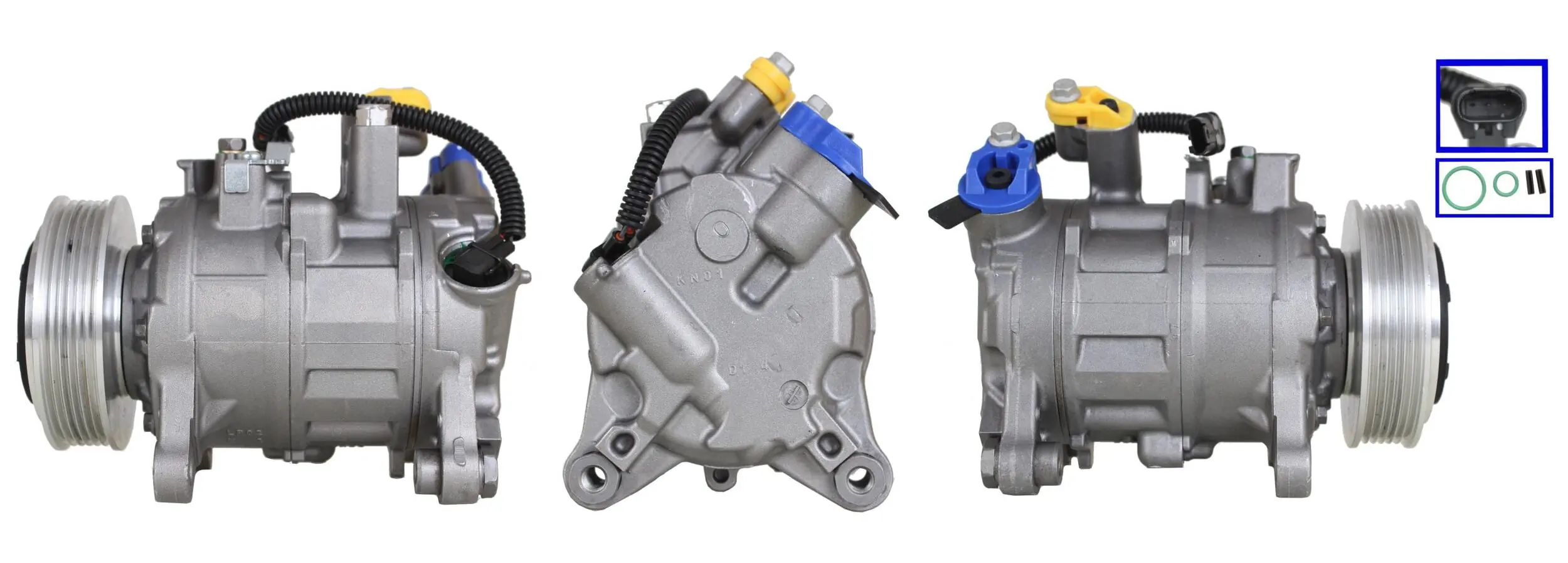  Compressor de aparelho de ar condicionado Mercedes E sedan (W211) (2002 - 2008) 