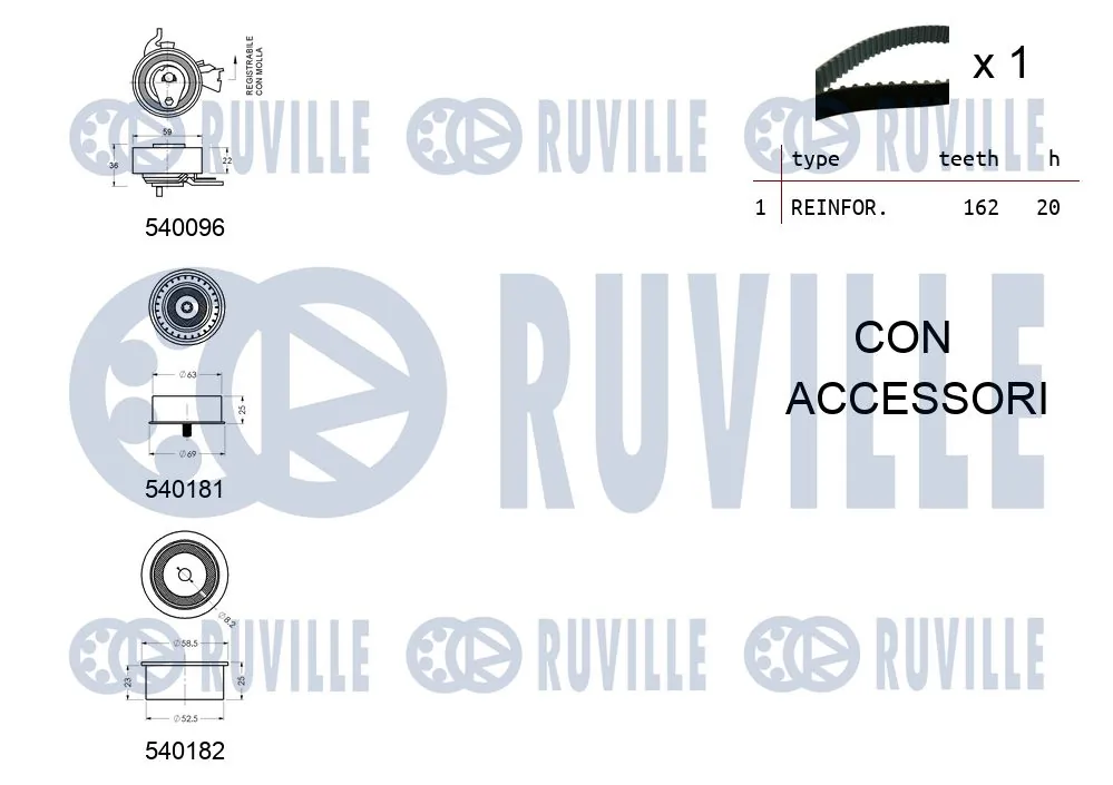 Compre 11093601 Peugeot/Citroen Correia do mecanismo de distribuição de gás, kit