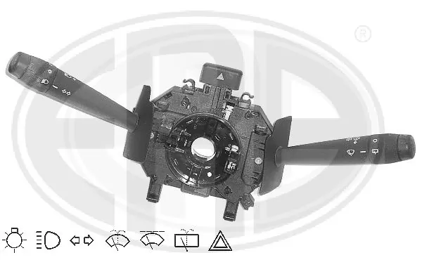 Comutador instalado na coluna da direção, montado para Fiat Punto I 176