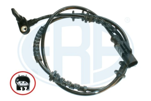 Sensor dianteiro de ABS para Fiat Panda 169A