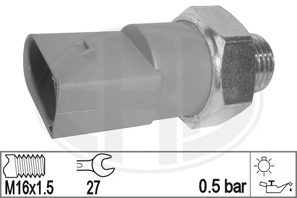 Sensor de pressão de óleo 0001539932 Evobus/Setra
