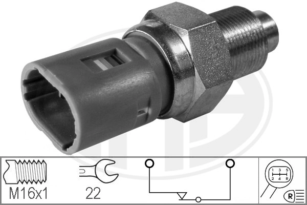 Sensor de ativação das luzes de marcha à ré Renault Trafic I TXX