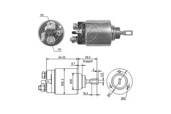 Relê retrator do motor de arranco Renault 9  L42 ao melhor preço
