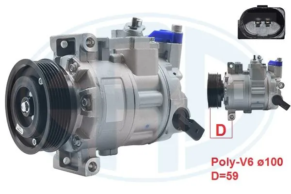 Compressor de aparelho de ar condicionado Audi A4 8EC