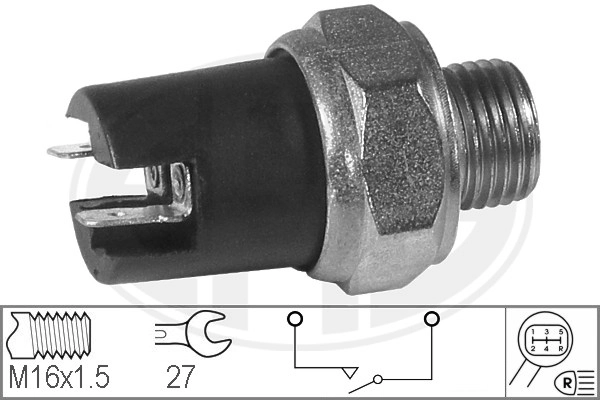 Sensor de ativação das luzes de marcha à ré 1302376801 Lada