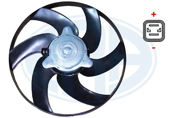 Ventilador elétrico de esfriamento montado (motor + roda de aletas) para Citroen Jumper 230L