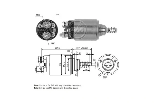 Compre 42538816 Iveco Relê retrator do motor de arranco
