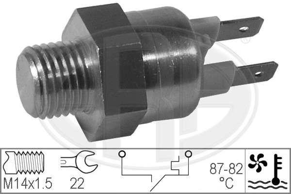 32866410 Volvo Sensor de temperatura do fluido de esfriamento (de ativação de ventilador do radiador)