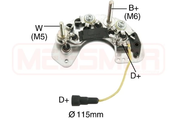 Compre Eixo de diodos do gerador Ford Transit 4