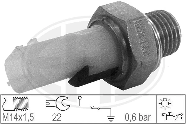Sensor de pressão de óleo para Renault Laguna BT0, BT1