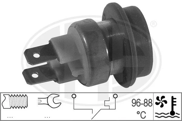 Compre Sensor de temperatura do fluido de esfriamento (de ativação de ventilador do radiador) Rover 25 