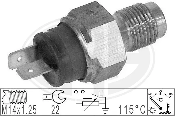 Compre 1920Y7 Peugeot/Citroen Sensor de temperatura do fluido de esfriamento
