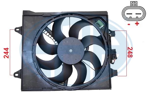 Difusor do radiador de esfriamento, montado com motor e roda de aletas Jdeus EV8C6710 preço, a partir de 132,80 USD