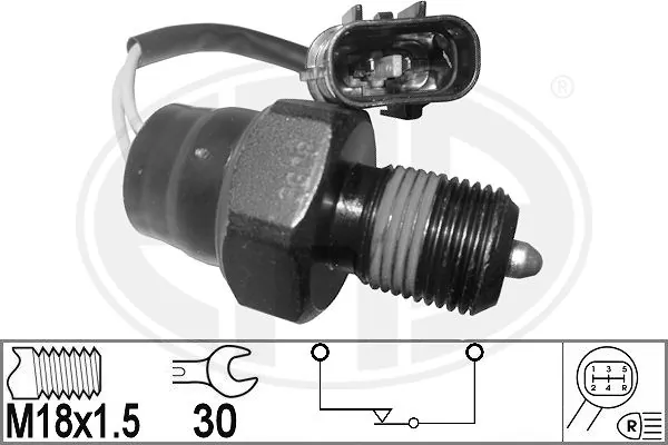 Sensor de ativação das luzes de marcha à ré Hyundai H100  P ao melhor preço